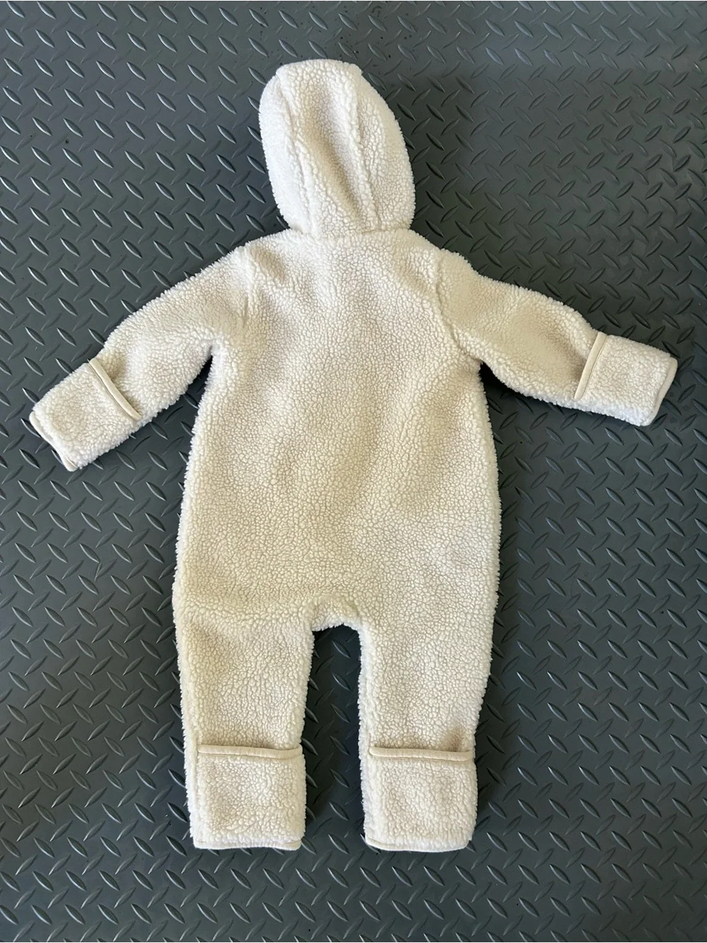 GAP Cream Hooded One-Piece Winter Jumpsuit